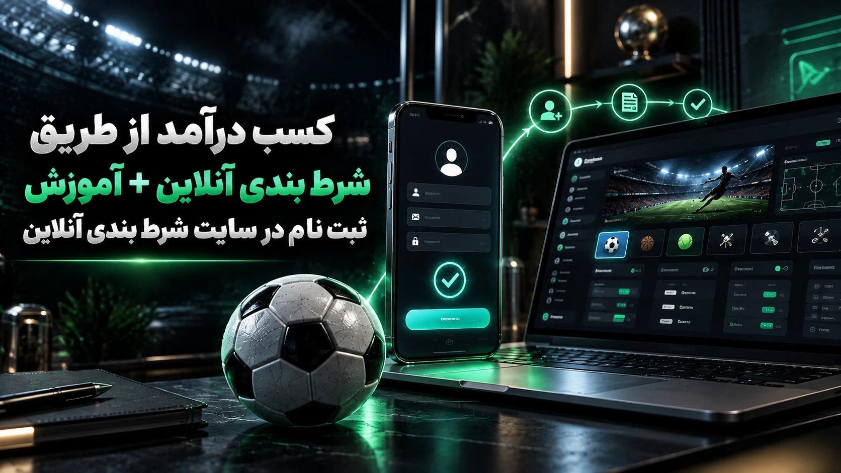 کسب درآمد از طریق شرط بندی آنلاین + آموزش ثبت نام در سایت شرط بندی آنلاین