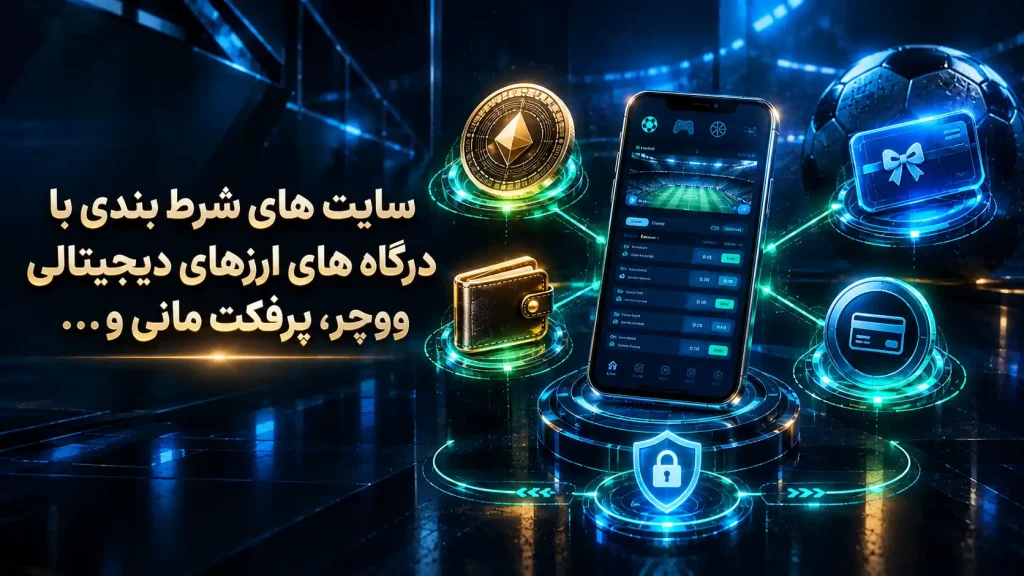 سایت های شرط بندی با درگاه های ارزهای دیجیتالی ووچر، پرفکت مانی و…